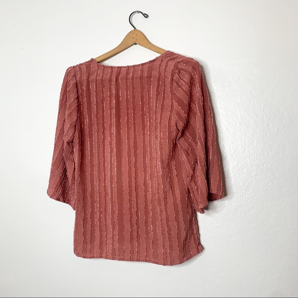 Mustard Seed Womens Boho Textured Boxy‎ Fit Tunic Top XS - Picture 6 of 6